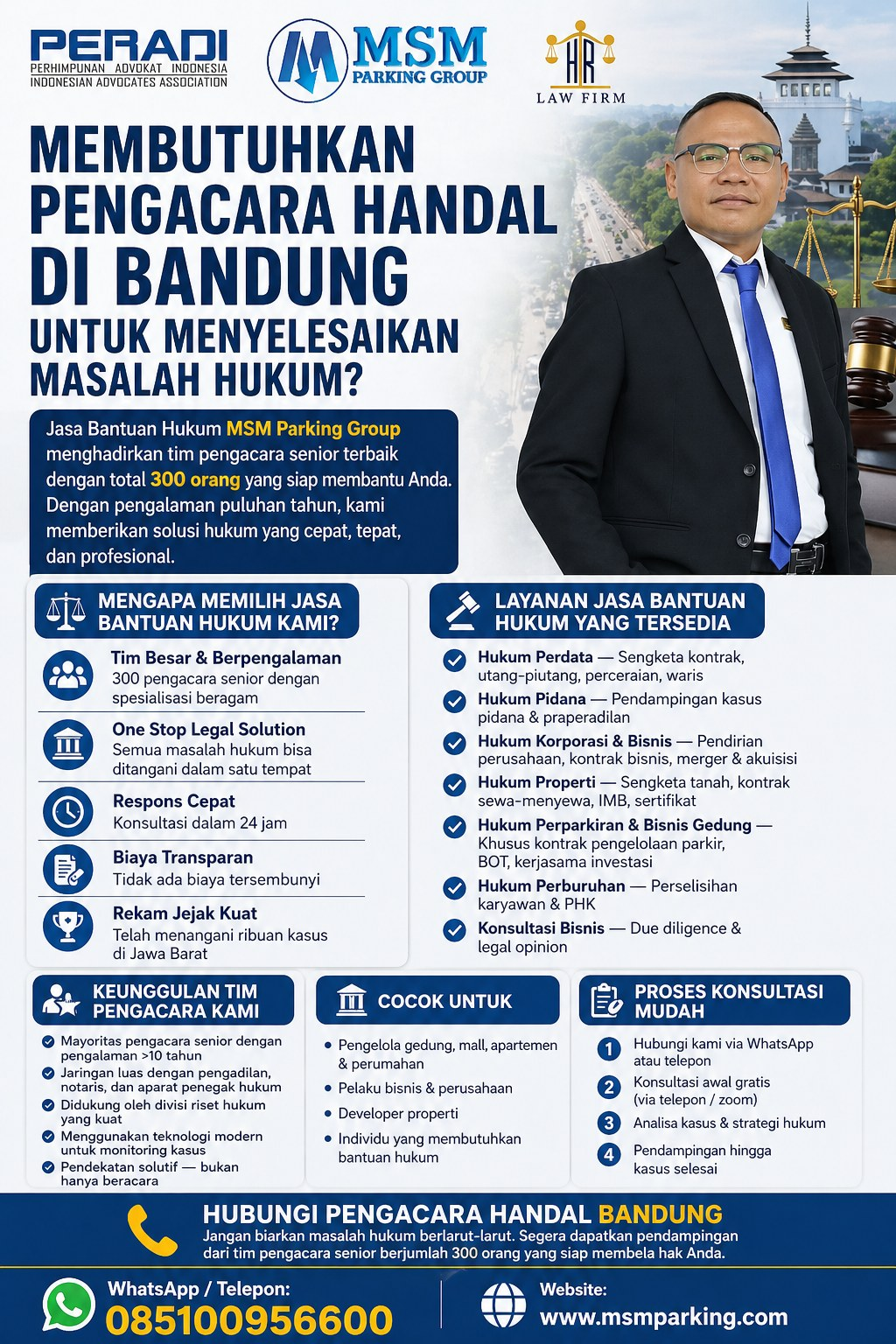 Jasa Bantuan Hukum Bandung, Rumah Advokat Bandung, Pengacara Bandung.